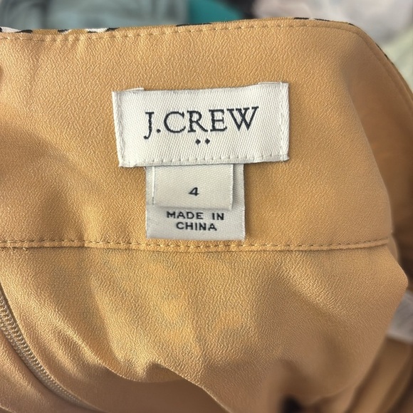 J CREW Leopard Print Pleated Skirt - Picture 5 of 6